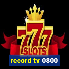 record tv 0800